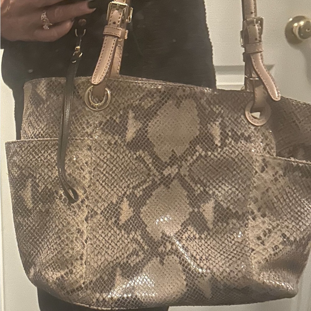 Michael Kors Python Jet Set Tote - image 4